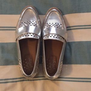 Silver shoes